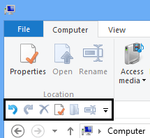 Customize Quick Access Toolbar